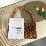 Soft Plush Bag Women Autumn/Winter Ladies One-Shoulder Messenger Bag