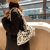 Soft Plush Bag Women Autumn/Winter Ladies One-Shoulder Messenger Bag