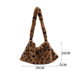 Soft Plush Bag Women Autumn/Winter Ladies One-Shoulder Messenger Bag