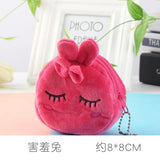 Cartoon Animal Coin Purse Mini Zipper Wallet for Kids Girls Women