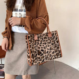 Soft Plush Faux Fur Handbag for Ladies