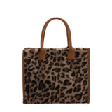 Soft Plush Faux Fur Handbag for Ladies
