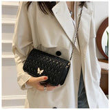 Green Chain Shoulder Bag Casual Women Purses Handbag