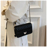 Green Chain Shoulder Bag Casual Women Purses Handbag