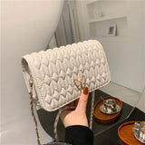 Green Chain Shoulder Bag Casual Women Purses Handbag