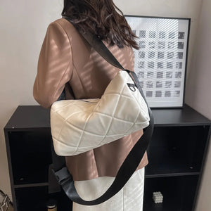 Barrel-shaped Leather Messenger Bag Men's Cross Sling Bag