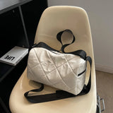 Barrel-shaped Leather Messenger Bag Men's Cross Sling Bag
