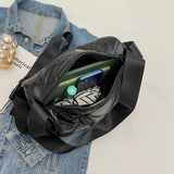 Barrel-shaped Leather Messenger Bag Men's Cross Sling Bag