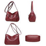 Vintage Crossbody Bag Large Capacity Female Messenger Sac