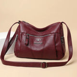 Vintage Crossbody Bag Large Capacity Female Messenger Sac