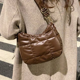 Quilted Crossbody Bag Small Shoulder Bag Lady Messenger Bag