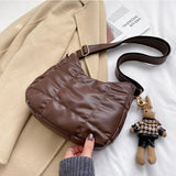 Quilted Crossbody Bag Small Shoulder Bag Lady Messenger Bag