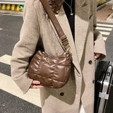 Quilted Crossbody Bag Small Shoulder Bag Lady Messenger Bag
