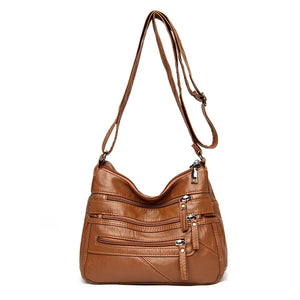 Soft Retro Shoulder Bag Messenger Bag Female Travel Handbag