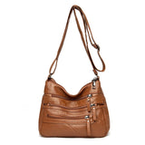 Soft Retro Shoulder Bag Messenger Bag Female Travel Handbag