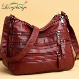 Soft Retro Shoulder Bag Messenger Bag Female Travel Handbag