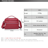 Soft Shoulder Bag Ladies Pocket Handbag Waterproof Lightweight