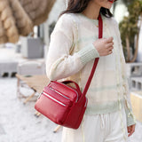 Soft Shoulder Bag Ladies Pocket Handbag Waterproof Lightweight