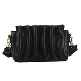 Soft Small PU Leather Crossbody Bag Casual Shoulder Handbag