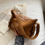 Soft Surface Large-capacity Women's Shoulder Bag