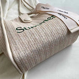 Straw Woven Large-capacity One-shoulder Tote Bag