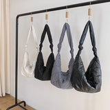 Warm PU Leather Crossbody Bag Winter Women Handbag Shoulder Bag