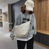 Warm PU Leather Crossbody Bag Winter Women Handbag Shoulder Bag