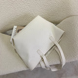 Soft Weave Handbag Women Large Capacity Handbags High Woven Shoulder Bag