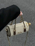 Retro Rhombus Chain Crossbody Bag for Women