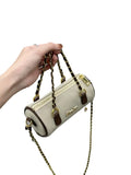 Retro Rhombus Chain Crossbody Bag for Women