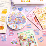 Girl Heart Decoration Stickers, Small Stickers for Soft Bags