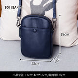 Mini Leather Shoulder Bag Women Winter Mobile Phone Crossbody