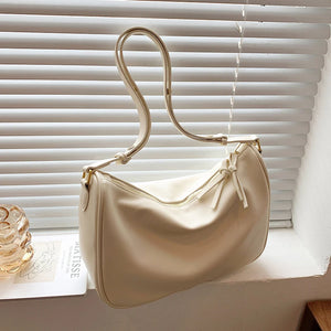 Soft Leather Large-Capacity Shoulder Bag