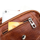 Soft Leather Shoulder Bag Women Single Rivet Casual Fashionable Female Bag