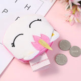 Plush Cartoon Women's Coin Purse Animal Zipper Girl Coin Purse