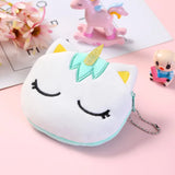 Plush Cartoon Women's Coin Purse Zipper Mini Bag
