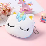 Plush Cartoon Women's Coin Purse Zipper Mini Bag