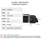 Nylon Women Messenger Bag for Fall Winter Ladies Shoulder Bag