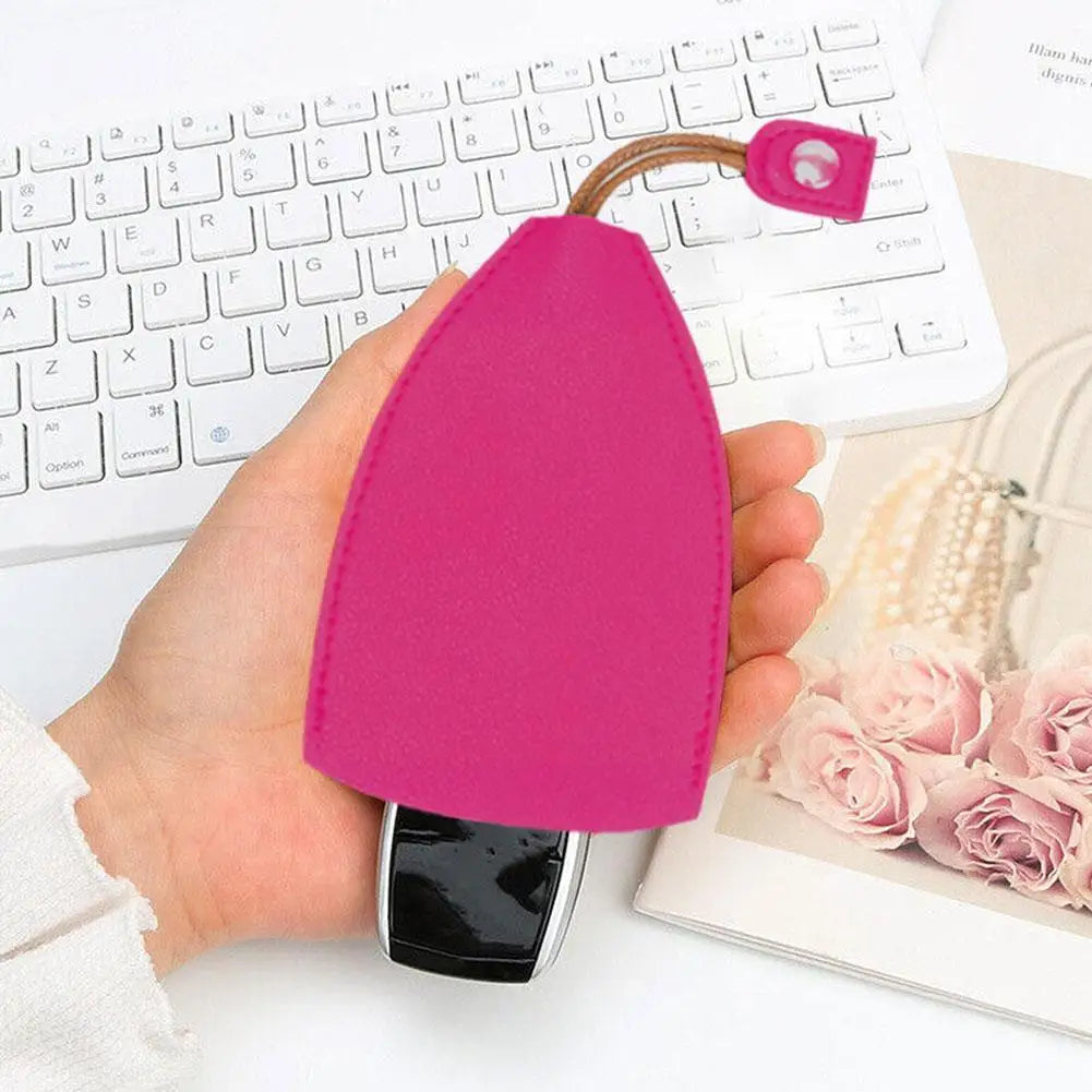 Unisex Pull Type PU Leather Key Bag Car Wallets Case