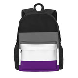 Asexual Pride Flag Backpack Men Women Unisex School Bag
