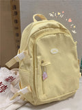 Preppy Style School Backpack for Girls Boys Large Capacity Bag