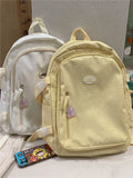 Preppy Style School Backpack for Girls Boys Large Capacity Bag