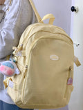 Preppy Style School Backpack for Girls Boys Large Capacity Bag