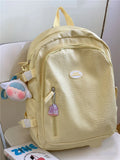Preppy Style School Backpack for Girls Boys Large Capacity Bag