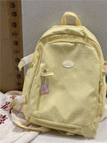 Preppy Style School Backpack for Girls Boys Large Capacity Bag