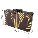 Acrylic Geometric Messenger Bag Wedding Handbag