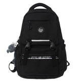 Solid Backpack for Women Outdoor Travel Schoolbags Girls Large Capacity