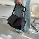 Large Capacity Shoulder Bag Women Oxford Cloth Crossbody Lady Satchel