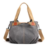 Casual Canvas Women Bag Vintage Large Shoulder Crossbody Tote Bag