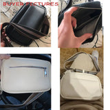Classic Crossbody Bag Wide Strap Zipper Shoulder Purse for Women
